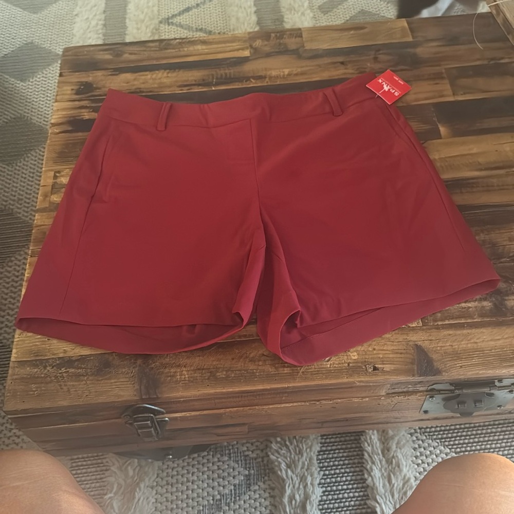 SPANX Women's Dark Cherry Shorts NWT Medium